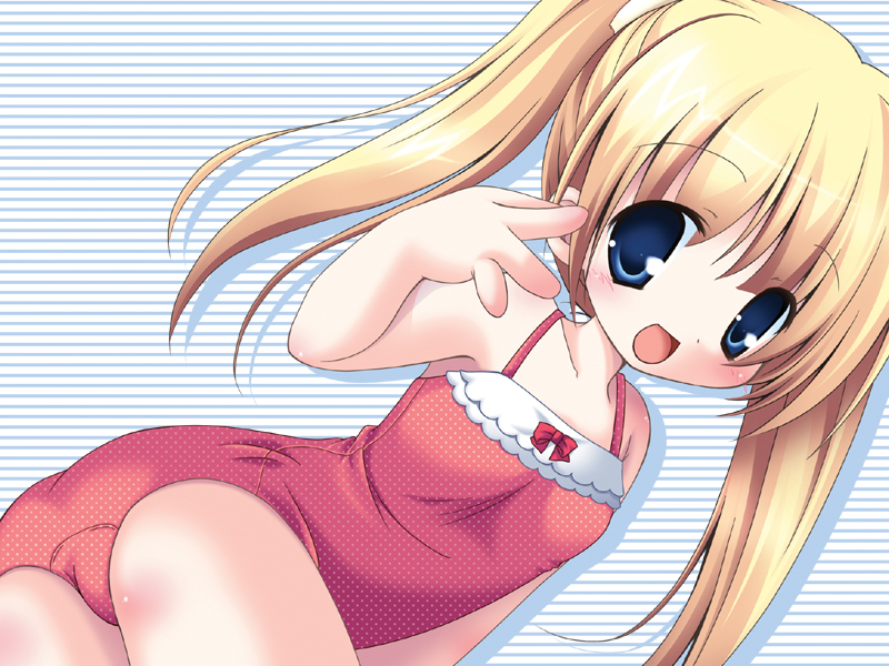 1girl, bad anatomy, bad hands, blonde hair, blue eyes, dress, female focus, loli, poorly drawn, smile, solo, twintails