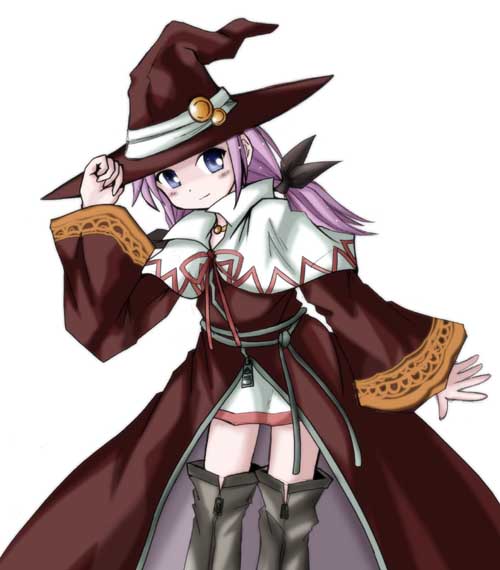 melody (rune factory), rune factory, rune factory 1, rune factory frontier, tagme, 1girl, blue eyes, hat, pink hair, witch hat