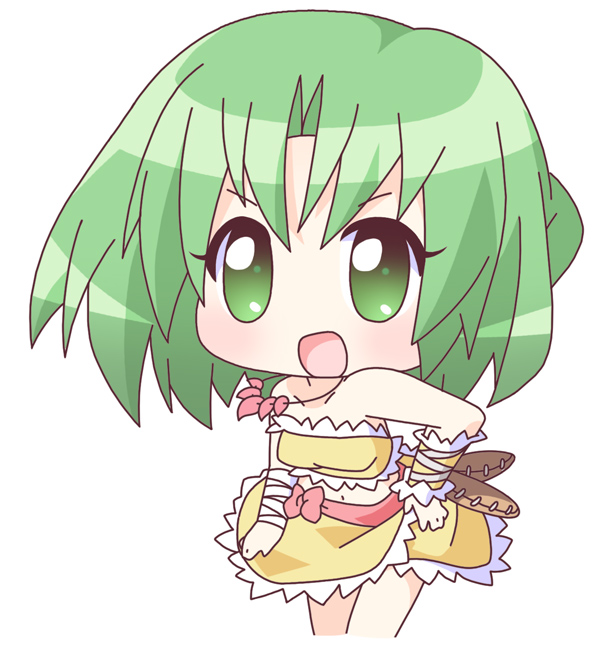 mirai (sugar), tagme, green hair