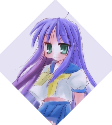 izumi konata, lucky star, lowres, tagme, 00s, school uniform, serafuku