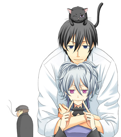 hei (darker than black), huang (darker than black), mao (darker than black), yin (darker than black), darker than black, 00s, black cat, cat