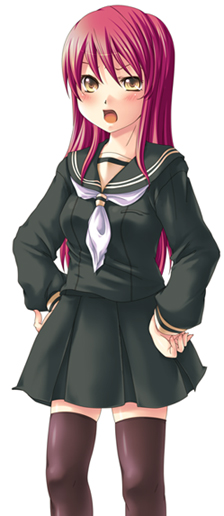 shana, shakugan no shana, tagme, 00s, school uniform, serafuku, thighhighs