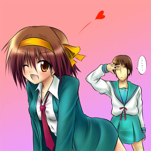 suzumiya haruhi, suzumiya haruhi no yuuutsu, lowres, tagme, 00s