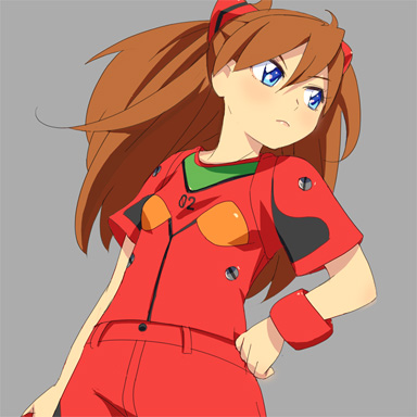 souryuu asuka langley, neon genesis evangelion, lowres, tagme, mecha pilot suit, plugsuit (evangelion)