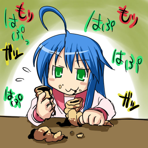izumi konata, lucky star, tagme, 00s, school uniform, serafuku