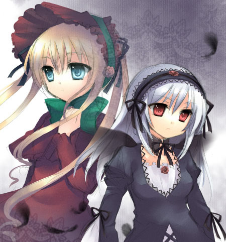 shinku, suigintou, rozen maiden, lowres, tagme, 00s