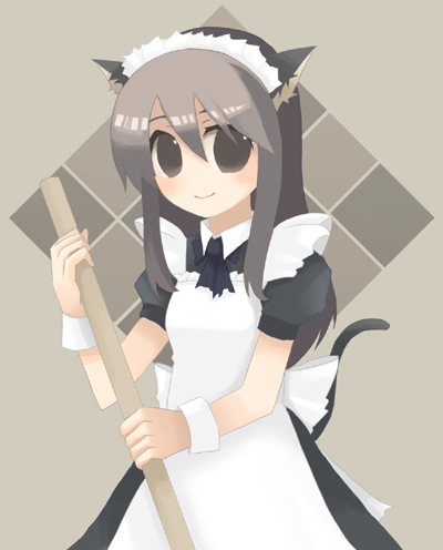 lowres, tagme, animal ears, cat ears, maid