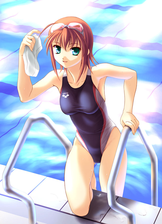 norizou type-r, kimi ga nozomu eien, tagme, 00s, pool, swimsuit