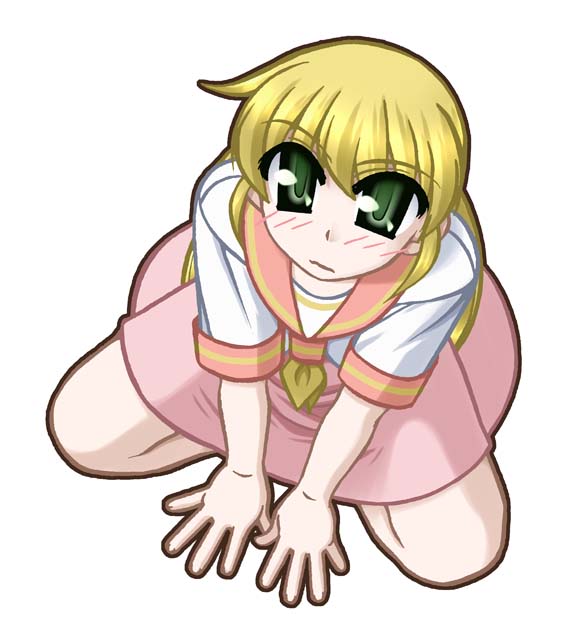 ooba kou, sanzen'in nagi, hayate no gotoku!, tagme, 00s, 1girl, female focus, simple background, solo