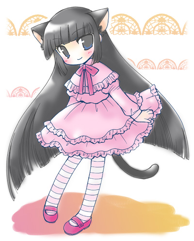 lowres, tagme, animal ears, cat ears, cat tail, tail