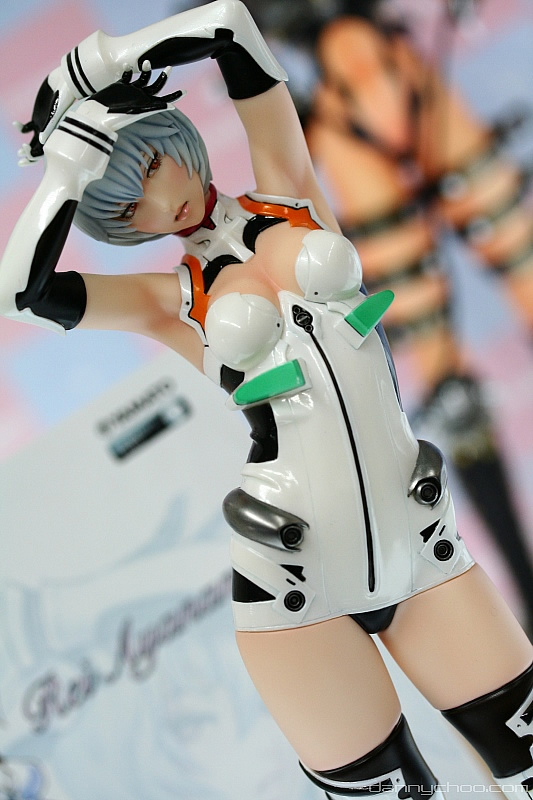 yamashita shun'ya, ayanami rei, neon genesis evangelion, photo (medium), 1girl, female focus, figure, mecha pilot suit, plugsuit (evangelion), solo