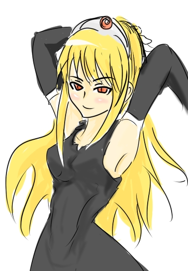 momio, hime (kaibutsu oujo), kaibutsu oujo, 00s, armpits, blonde hair