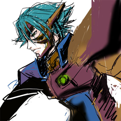 jeremiah gottwald, code geass, artist request, lowres, source request, 00s, 1boy, green hair, male focus, solo