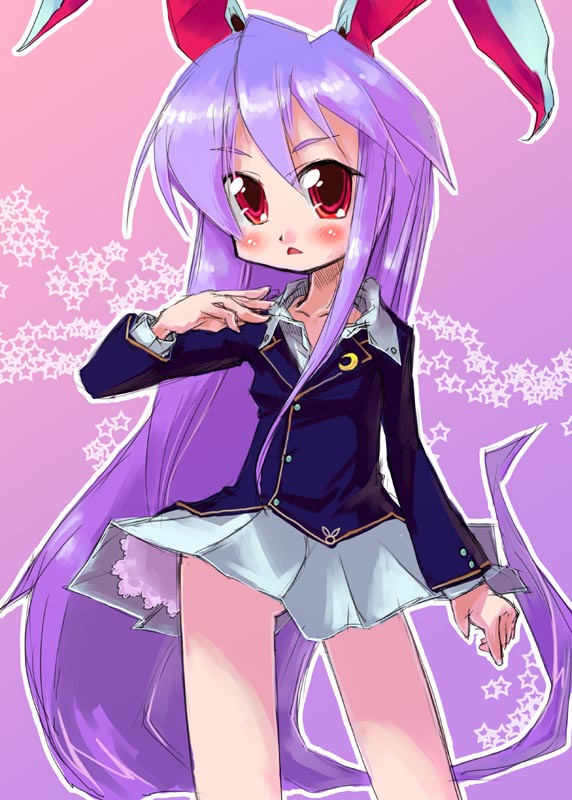 tao, tao (kadoya), reisen udongein inaba, touhou, 1girl, animal ears, blush, female focus, rabbit ears, solo