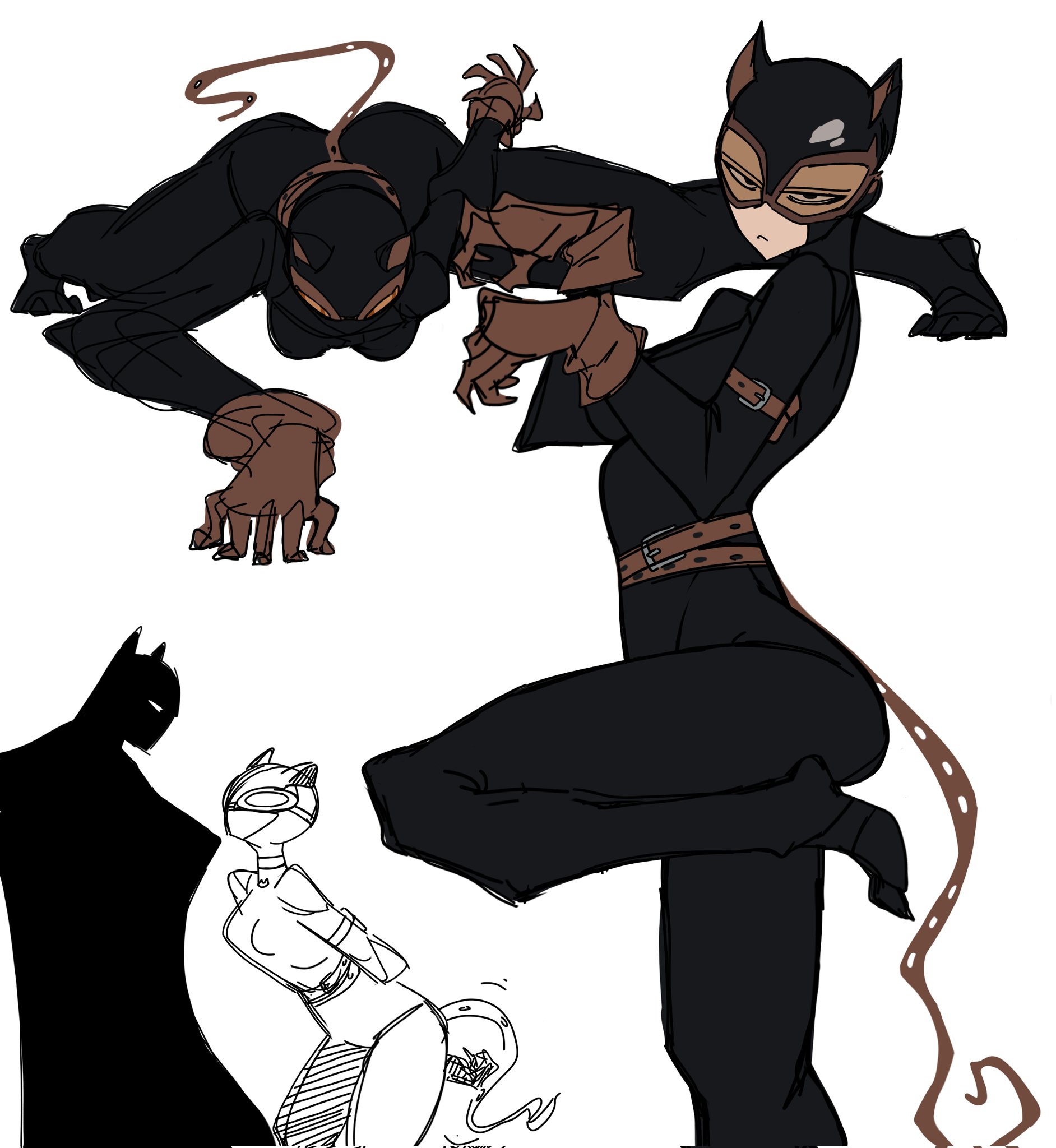 t1tans90, batman, catwoman, batman (series), dc comics, tagme