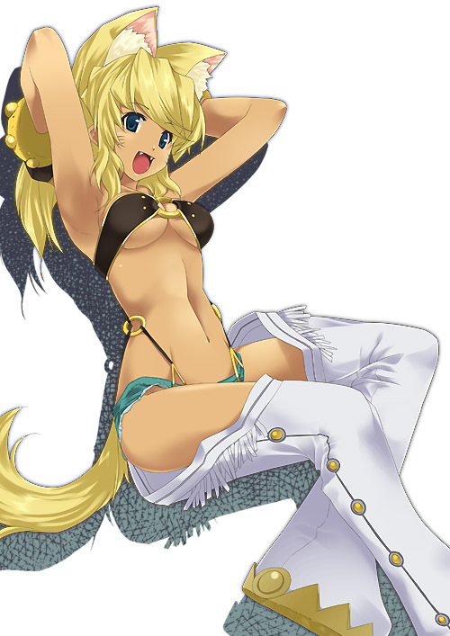 liru, renkin san-kyuu magical pokaan, tagme, 1girl, blonde hair, blue eyes, breasts, female focus, solo, white background