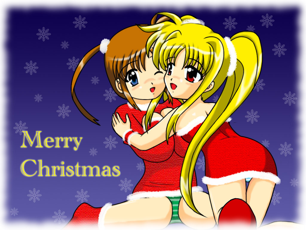 lyrical nanoha, mahou shoujo lyrical nanoha, tagme, 00s, christmas