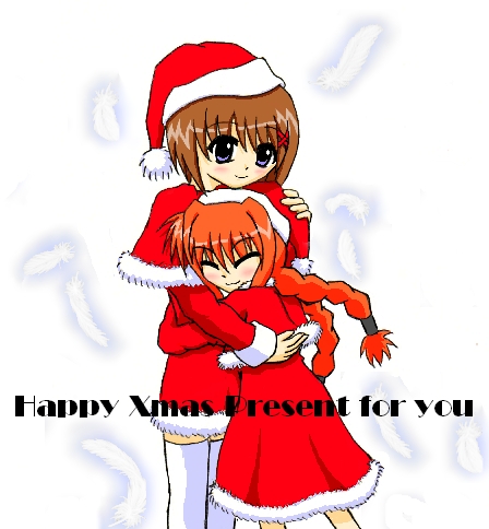 lyrical nanoha, mahou shoujo lyrical nanoha, mahou shoujo lyrical nanoha a's, lowres, tagme, 00s, christmas