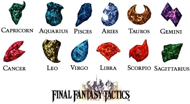 final fantasy, final fantasy tactics, official art, tagme, zodiac