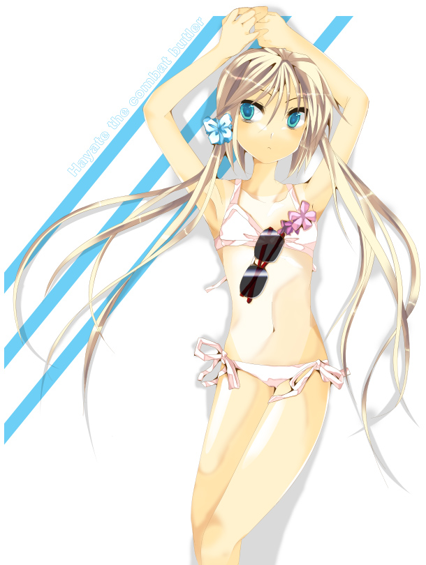 sanzen'in nagi, hayate no gotoku!, tagme, 00s, swimsuit