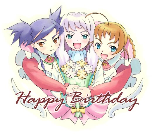 arika yumemiya, mashiro blan de windbloom, nina wang, my-otome, 00s, 3girls, multiple girls