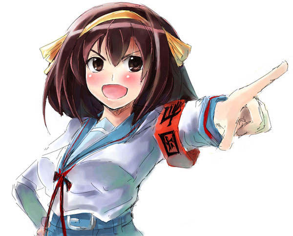 suzumiya haruhi, suzumiya haruhi no yuuutsu, tagme, 00s, school uniform, serafuku