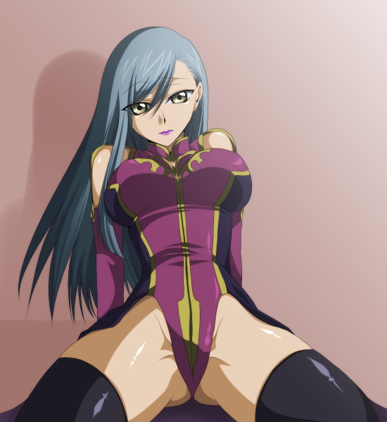 villetta nu, code geass, tagme, 00s, dark skin, thighhighs