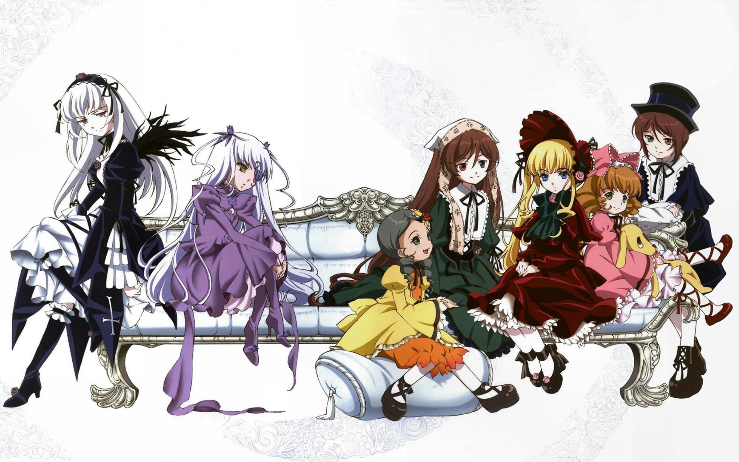 suigintou, rozen maiden, highres, tagme, 00s