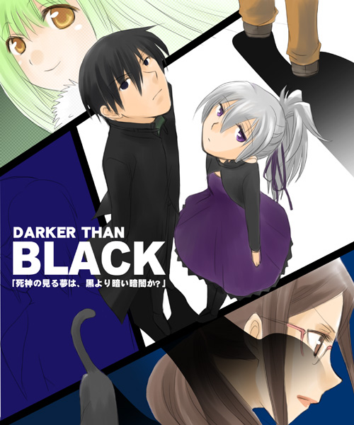 amber (darker than black), hei (darker than black), kirihara misaki, yin (darker than black), darker than black, tagme, 00s