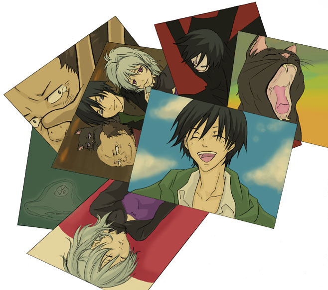 hei (darker than black), huang (darker than black), mao (darker than black), yin (darker than black), darker than black, 00s, black cat, cat