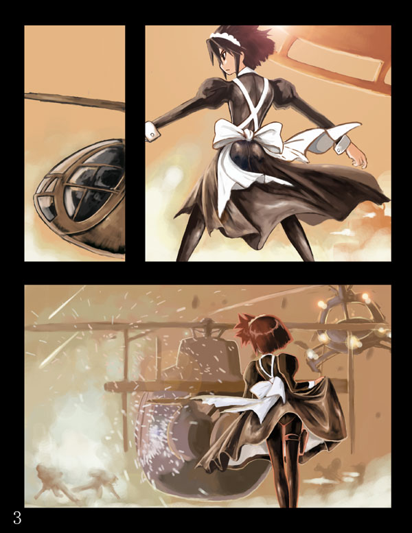 tagme, 2girls, helicopter, maid, multiple girls