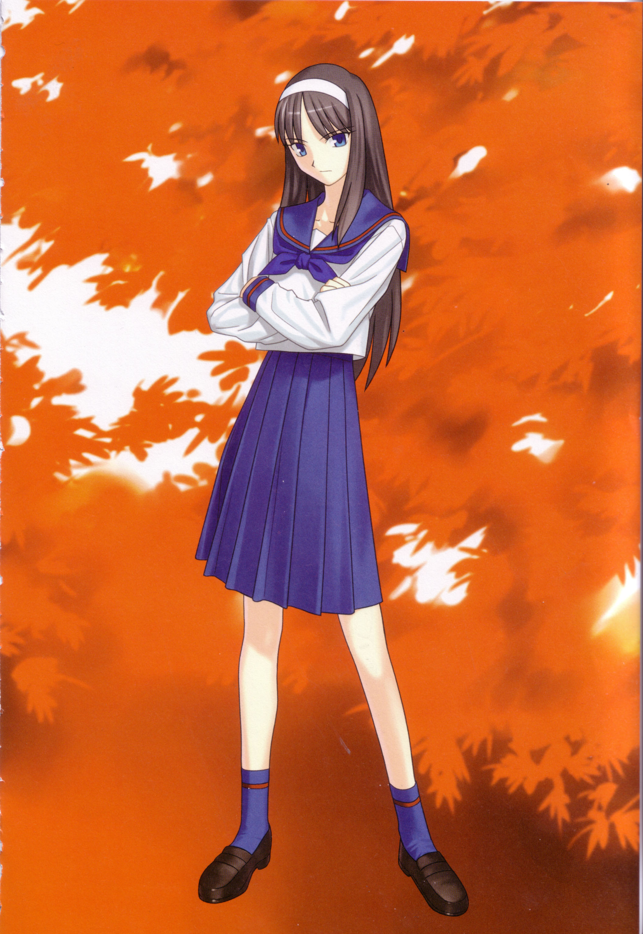 tohno akiha, tsukihime, absurdres, highres, tagme, 00s