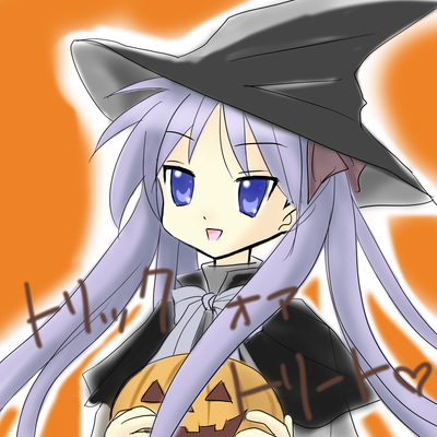 hiiragi kagami, lucky star, lowres, tagme, 00s, halloween