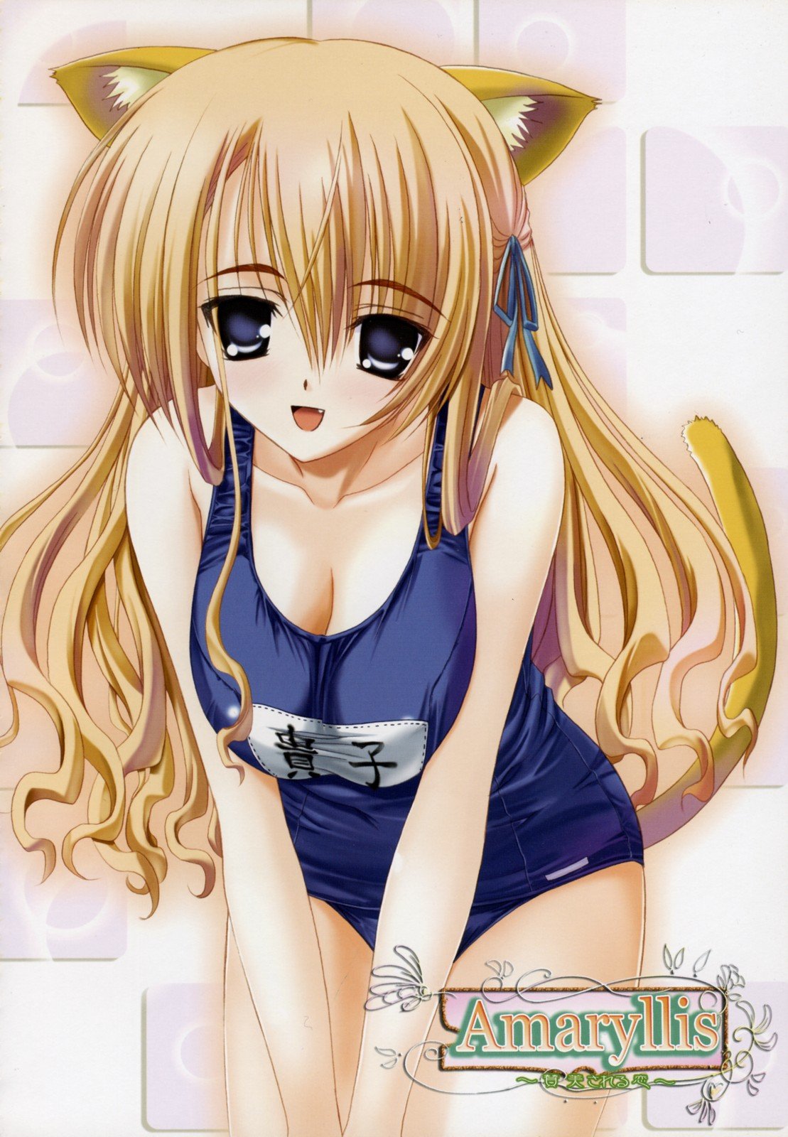 highres, tagme, open mouth, swimsuit