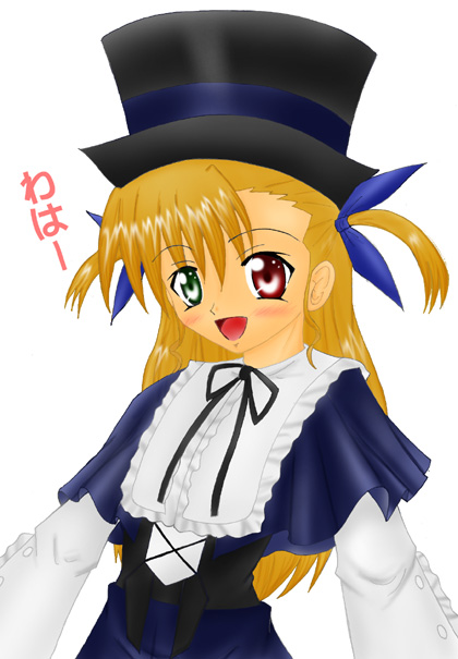 souseiseki, vivio, lyrical nanoha, mahou shoujo lyrical nanoha, rozen maiden, 00s, crossover, heterochromia
