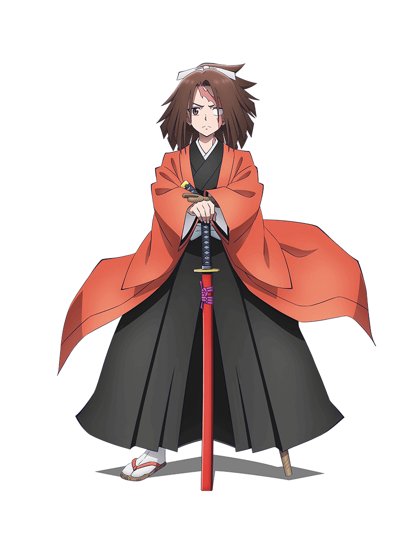 yokota masafumi, bucchigire!, official art, 1boy, anime coloring, black kimono, black skirt, brown eyes, brown hair, closed mouth, facial scar, full body, hair ribbon, hakama, hakama skirt, haori, holding, holding sword, holding weapon, japanese clothes, katana, kimono, looking at viewer, medium hair, orange haori, ponytail, prosthesis, prosthetic arm, prosthetic leg, ribbon, sandals, scabbard, scar, scar across eye, scar on cheek, scar on face, sheath, short ponytail, simple background, skirt, socks, solo, standing, sword, todo heisuke (bucchigire!), transparent background, v-shaped eyebrows, weapon, white ribbon, white socks, wide sleeves, zouri