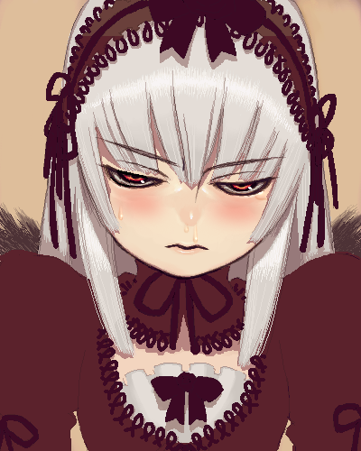 hijiri rei, ji (artist), suigintou, rozen maiden, lowres, 00s, oekaki, solo