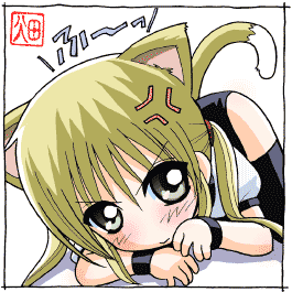 hata kenjirou, sanzen'in nagi, hayate no gotoku!, lowres, 00s, animal ears, cat ears, solo