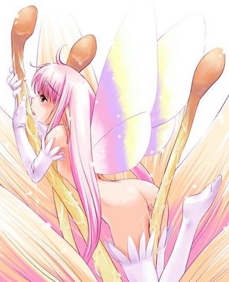 lowres, tagme, ass, bottomless, fairy, mini person, minigirl, pink hair