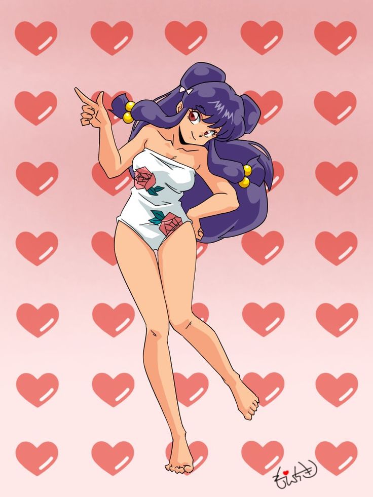 shampoo (ranma 1/2), ranma 1/2, 1girl, closed mouth, long hair, looking at viewer, one-piece swimsuit, purple hair, smile, solo, swimsuit
