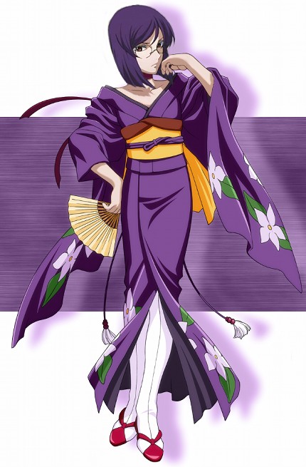 kanzaki sumire, tieria erde, gundam, gundam 00, sakura taisen, 1boy, cosplay, crossdressing, crossdressing (mtf), crossover, folding fan, glasses, hand fan, japanese clothes, kanzaki sumire (cosplay), kimono, male focus, parody, solo, trap, yukata
