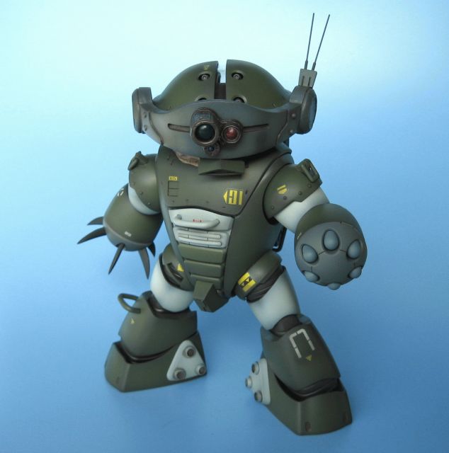 acguy, scopedog, gundam, mobile suit gundam, soukou kihei votoms, model kit (medium), photo (medium), unconventional media, crossover, figure, fusion, mecha, parody, robot