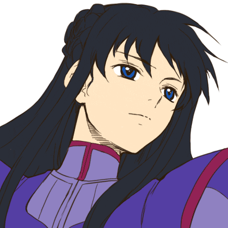 aoba (smartbeat), aoba, marina ismail, gundam, gundam 00, uniform, lowres, 00s, 1girl, aiming, aiming at viewer, black hair, blue eyes, closed mouth, female focus, long hair, simple background, smile, solo, upper body, white background