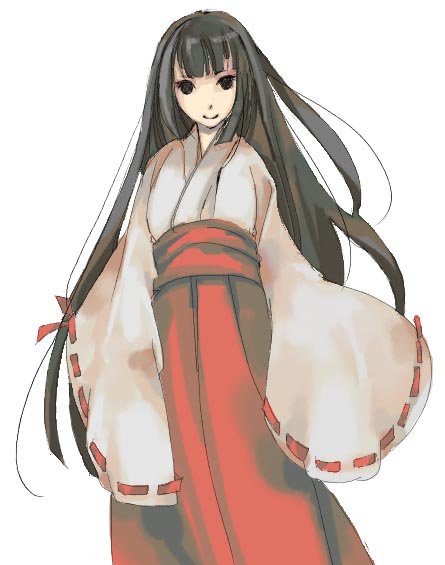 murakami, murakami mame, 1girl, female focus, hakama, hakama skirt, japanese clothes, miko, new year, red hakama, skirt, solo