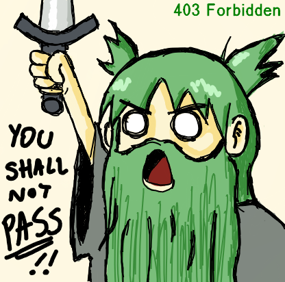 gandalf, koiwai yotsuba, the fellowship of the ring, the lord of the rings, tolkien's legendarium, yotsubato!, lowres, 1girl, 403, beard, child, english text, facial hair, female focus, green hair, http status code, o o, parody, shouting, solo, sword, weapon, wizard (istari)