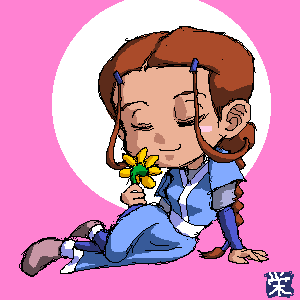 kazui sakae, katara, avatar: the last airbender, nickelodeon, avatar, lowres, oekaki