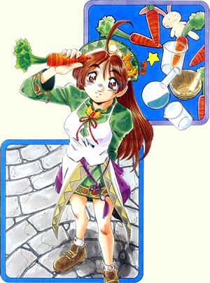 atelier (series), atelier viorate, gust, lowres, 1girl, carrot, female focus, solo