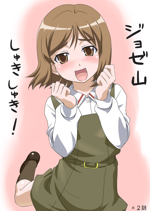 youkan, henrietta (gunslinger girl), gunslinger girl, 00s, 1girl, blush, bob cut, brown eyes, brown hair, female focus, short hair, solo