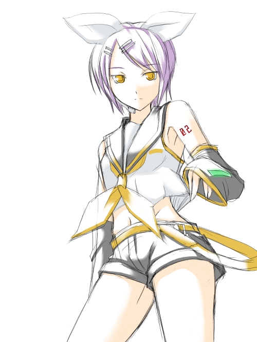 ribi, kagamine rin, nagato yuki, suzumiya haruhi no yuuutsu, vocaloid, cosplay, kagamine rin (cosplay), solo