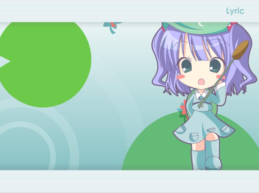 kawashiro nitori, touhou, tagme, 1girl, chibi, female focus, gradient background, hat, kappa, plant, skirt, solo